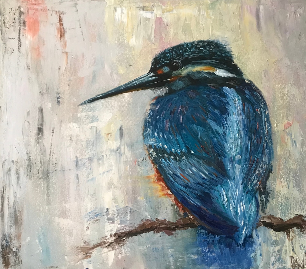 An Kingfisher painting is an example of the art you'll see at the Birds in Art Exhibit at the Leigh Yawkey Woodson Art Museum in Wisconsin